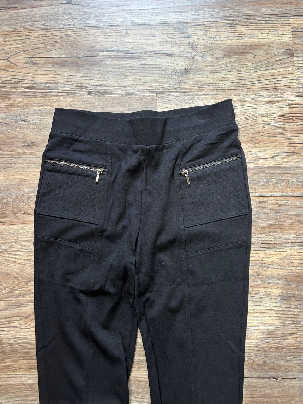 Suzy Shier Stretchy Dress Pants, Black, Size Small